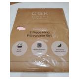 King Pillow Cases Set of 2 - Ultra Soft Hotel Quality Pillowcase Covers - Comfy, Cozy & Wrinkle Free - Shrinkage, Stain & Fade Resistant - Machine Washable Pillow Protectors - 2 Piece Set - Baby Pink 