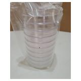 10 Pack Sterile Thick Plastic Petri Dishes with Lid, 90mm Dia x 15mm Deep Clear 3 Vents Petri Dish for Lab Science Experiment - Retail: $7