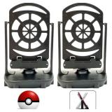 [2 Sets] Steps Counter Compatible for Pokemon Go Walker Phone Swing Accessories [Mute Version] Egg hatcher Rocker Quick Steps Earning Device[Support 4 Phones Black] - Retail: $21