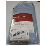 Bed Skirt Queen Size - Bed Skirting - 15-Inch Tailored Drop Pleated Dust Ruffle - Hotel Luxury Bedding - Wrinkle, Fade, Stain Resistant - 1 Bedskirt (Queen, Blue Hydrangea) - Retail: $21