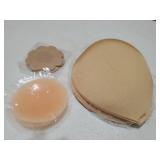 Invisible Strapless Sticky Bra Push up for Women, Ultra Adhesive Bra for Backless Dress, Cleavage Bra Lift Novelty Bras (B Cup, Beige) - Retail: $13