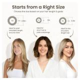 Round Hair Brush, 1 inch Barrel with Boar Bristles, Nano Thermal Ceramic & Ionic Tech, for Blow Drying, Styling, Curling and Shine + 4 Clips (Gold, Unisex, Fine Hair, Short Hair, Anti-Frizz) - Retail: