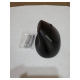 Philips Ergonomic Mouse - Vertical Mouse with 800/1200/1600 Adjustable DPI, 6 Silent Buttons Design for S/M Hands, Auto Power Saving, Light Weight, 2.4GHz Wireless Mouse for Laptop, Desktop, PC-Black 