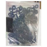 M6 x 16mm Rack Mount Screws, Cage Nuts for Rack Mount Server Shelves, Routers, Rack Mount Server Cabinet. Server Rack Screws, Square Insert Nuts and Washers with Box - Retail: $12