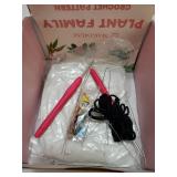 Crochet Kit for Beginners, Crochet Starter Kits, Amigurumi Craft Knitting Crocheting Kits with Step-by-Step Video Tutorials, 6 Pack Hanging Potted Plants Family