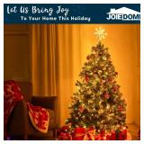 8 Metal 8-Point Star Christmas Tree Topper LED, Glitter Golden Treetop Decorations with 20 Warm White Lights, Battery Powered Decor for Home Holiday Xmas Party Indoor - Retail: $19"