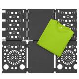 V3 Shirt Folder Board T-shirt Clothes Folder Folding Board Durable Laundry Sorter Helper Liner, Black - Retail: $17
