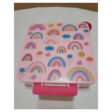 Chill Bento Lunch Box for Kids Adult with Ice Pack, Leak Proof 3 Compartments Lunch Container for Kids, Ice Pack Detachable Bento Box, BPA Free, Dishwasher & Microwave Safe