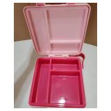 Chill Bento Lunch Box for Kids Adult with Ice Pack, Leak Proof 3 Compartments Lunch Container for Kids, Ice Pack Detachable Bento Box, BPA Free, Dishwasher & Microwave Safe