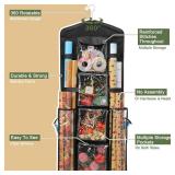 Wrapping Paper Storage, Gift Wrap Organizer Holder Double-Sided Hanging Gift Bag Storage Organizer - Retail: $20