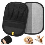 Pet Hair Removal Glove for Cats and Dogs - Electrostatic Pet Hair Remover Glove | Reusable Brush Pet Hair Remover for Couch, Carpet, Car Seat & Laundry - Retail: $10