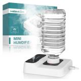 Portable Humidifiers for Travel, Small Mini Humidifier with Auto Shut-Off, Nightlight and Storage Bag for Hotel, Bedroom or Office, Plant Humidifier Indoor, White - Retail: $20