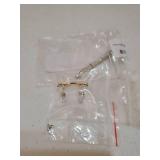 Rimless Glasses Accessories Nose Bridge Eyeglass Pads Pieces Screws Washer and Screwdriver (Gold) - Retail: $17