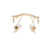 Rimless Glasses Accessories Nose Bridge Eyeglass Pads Pieces Screws Washer and Screwdriver (Gold) - Retail: $17