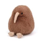 ABEARCAR Kiwi Plush Bird Stuffed Animal Little Kiwi Stuffed Plush Toy - Realistic 4.5 inch Kiwi Plushie Christmas Birthday Valentine