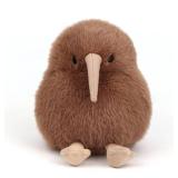 ABEARCAR Kiwi Plush Bird Stuffed Animal Little Kiwi Stuffed Plush Toy - Realistic 4.5 inch Kiwi Plushie Christmas Birthday Valentine