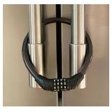 Urban August Refrigerator Lock for Kids & Adults, 4-Digit Code Fridge Lock for French-Door Refrigerators, & Versatile Cabinet (One) - Retail: $9