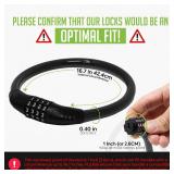 Urban August Refrigerator Lock for Kids & Adults, 4-Digit Code Fridge Lock for French-Door Refrigerators, & Versatile Cabinet (One) - Retail: $9