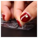1200 Pcs 50 Sheets Double Side Glue Nail Sticker for Press on Nail Sticky Tabs, Waterproof Breathable False Nail Tips Jelly Adhesive Tabs Nail Glue - Retail: $11
