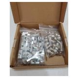 1010 Series Aluminum Extrusion Profiles Fastener T-Solt Nuts and Bolts, 40pcs 10 Hardware Slide Nuts Hex Screw for 1 Inch x 1 Inch Aluminum Extruded Profile Rail - Retail: $19
