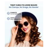 Tapered Curling Wand for Long Hair,3/8-3/4 Inch Curling Iron Ceramic Barrel, Dual Voltage Tapered Wand Iron 0.38 to 0.75", Heat-Resistant Gloves(225-450) - Retail: $25"