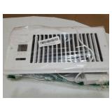 Super Quiet Register Booster Fan for 4 x 10" Register Holes, Smart Register Vent with Dual Intelligent Thermostat and WIFI App Control, Heating Cooling AC Vent Fan (White) - Retail: $50"