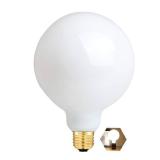 15W Dimmable Large LED Globe Bulb 100W Equivalent 1000 Lumens, 3000K Soft White E26 Medium Base, Vintage Edison G125 Large Globe Edison Style LED Filament Light Bulb, Deep Dimming Version - Retail: $2