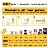 Dog Shoes for Large Dogs, Breathable Dog Booties for Small Medium Dogs, Anti-Slip Dog Boots & Paw Protectors for Hot Pavement Winter Snow Hiking with Reflective Straps Orange Size 5 - Retail: $33