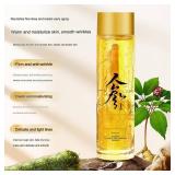 Ginseng Essence Anti-Wrinkle Serum, Hydrating & Firming Face Oil with Ginseng Root Extract, Korean Herbal Anti Aging Serum for Smoother Skin Reduce Fine Lines ï»¿(4.05 fl oz * 2PCS) - Retail: $13