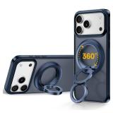 MagSafe Ring Phone Holder, 360Â° Rotation Magnetic Cell Phone Grip Dual-Sided Magnets Phone Ring Kickstand Compatible with iPhone 17 16 15 14 13 12 Pro Max MagSafe, Android, Samsung etc. - Retail: $