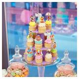 45Pcs Edible Circus Animal Cupcake Toppers Lion Tiger Elephant Clown Cupcake Picks for Carnival Themed Kids Birthday Baby Shower Party Favor Decorations - Retail: $8