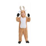 Kids Reindeer Costume Christmas Animals Cosplay Onesies for Boys and Girls(Deer, 5-6 Years) - Retail: $20