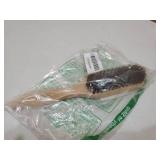 100% Boar Bristle Slick-Back Brush | Natural Wooden Styling Tool to Restore Shine & Frizz Control, Smooth Flyaways | Teasing to Add Volume | Perfect for Sleek Ponytails, Buns & Men