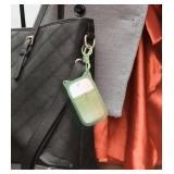 1 Pack Silicone Case Compatible with Touchland Hand Sanitizer Spray (Fit for 1 FL OZ/30 mL Ver), Portable keychain Cute Color Ears (Light green) - Retail: $6