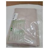 Blackout Door Curtains, Thermal Insulated Elegance French Door Curtains for Privacy, Room Darkening Window Covering for Doorway, Natural, 25 W x 80" L, 1 Panel - Retail: $19"