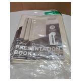 Presentation Binder 24-Pocket, Displays 48 Pages, 8.5x11 Portfolio Binder with Plastic Sleeves, Storage and Organizer for Documents, Certificates, Projects, Photos (3 Pack, Ivory) - Retail: $24