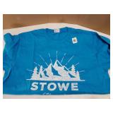 Retro Stowe Vermont VT Mountains Ski T-Shirt size M - Retail: $17