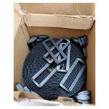 2 Rolls 26FT 2 inch Wide Cable Straps with 20 Buckles, Heavy Duty Nylon Hook and Loop Straps for Fastening Securing, Reusable Cut-to-Length Molle Straps for Organizer or Storage, Black - Retail: $15