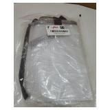 Art Portfolio Bag, 19 x 25 Inch Portfolio Folder for Artwork Large Art Portfolio Case Clear Mesh Storage Bags with Handle and Zipper for Posters, Bulletin Boards, Scrapbooks, Keepsake, Art Supplies - 