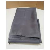 Square Tablecloth - 60 x 60 Inch - Water Resistant Spill Proof Washable Polyester Table Cloth, Decorative Fabric Table Cover for Dining Tables, Buffet Parties and Camping, Grey - Retail: $15