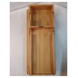 Bamboo Couch Arm Tray with Built-in Cup Holder, Foldable Anti-Slip Sofa Armrest Tray Table Caddy for Drinks, Phone & Remote, Fits 4.7x16.9 in Armrests, Holds Up to 3.5 in Diameter Cups (Bamboo). CORNE