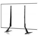 Universal TV Stand, Metal TV Legs for 20-65 inch LCD/LED/OLED/Plasma Flat&Curved Screen TV Height Adjustment with VESA 75x75mm to 800x500mm Max ML1760 - Retail: $24