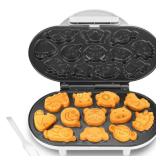 Animal Mini Waffle Maker for Kids, Mini Pancakes Maker Machine with 12 Different Animal Pancake Molds, Small Waffle Maker Iron, Excellent Christmas Gift for Kids & Adult - Retail: $41
