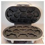 Animal Mini Waffle Maker for Kids, Mini Pancakes Maker Machine with 12 Different Animal Pancake Molds, Small Waffle Maker Iron, Excellent Christmas Gift for Kids & Adult - Retail: $41