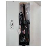 Prizm Rotating Curling Iron, 1inch/25mm Automatic Hair Curler for Long Hair, Self Spinning Barrel, 250-450°F with LCD Display, Auto-Shut Off & Dual Voltage, Black - Retail: $43