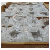 24 Pcs Tea Light Holders, Large Gold Glass Candle Holder Votive Assorted Tealight Holders Bulk for Table Centerpieces Wedding Party Holiday Home Table Decor - Retail: $16