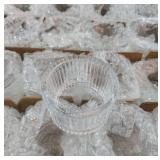 24 Pcs Tea Light Holders, Large Gold Glass Candle Holder Votive Assorted Tealight Holders Bulk for Table Centerpieces Wedding Party Holiday Home Table Decor - Retail: $16