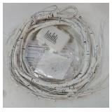 White Birch Garland with Lights 6ft 72LED, Battery Operated Twig Vine with Timer, Lighted Birch Tree for Walls Home Mantle Decoration Indoor Outdoor - Retail: $23