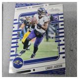 2020 Absolute NFL Football Ravens Card Set - Lamar Jackson and Derrick Henry