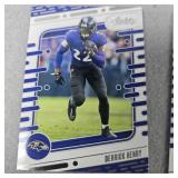 2020 Absolute NFL Football Ravens Card Set - Lamar Jackson and Derrick Henry